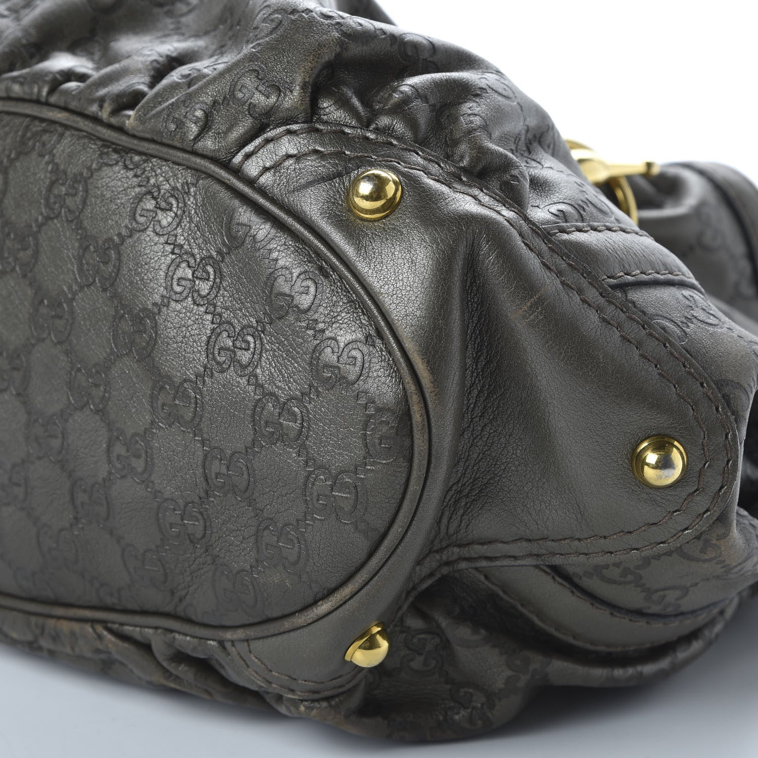 Gucci Guccissima Medium Jockey Tote Grey 7 of 13