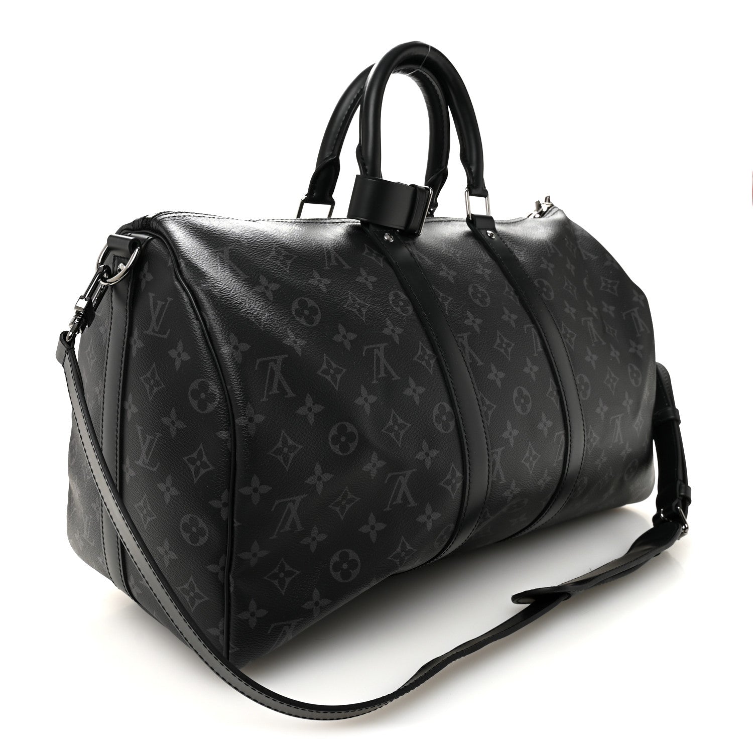 Louis Vuitton Monogram Eclipse Keepall Bandouliere 45 2 of 9