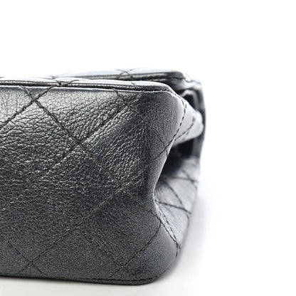 Chanel Metallic Sheepskin Quilted 2.55 Reissue 225 Flap Charcoal 13 of 15
