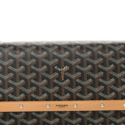 Goyard Goyardine Monte Carlo Bois Clutch With Strap Black 7 of 9