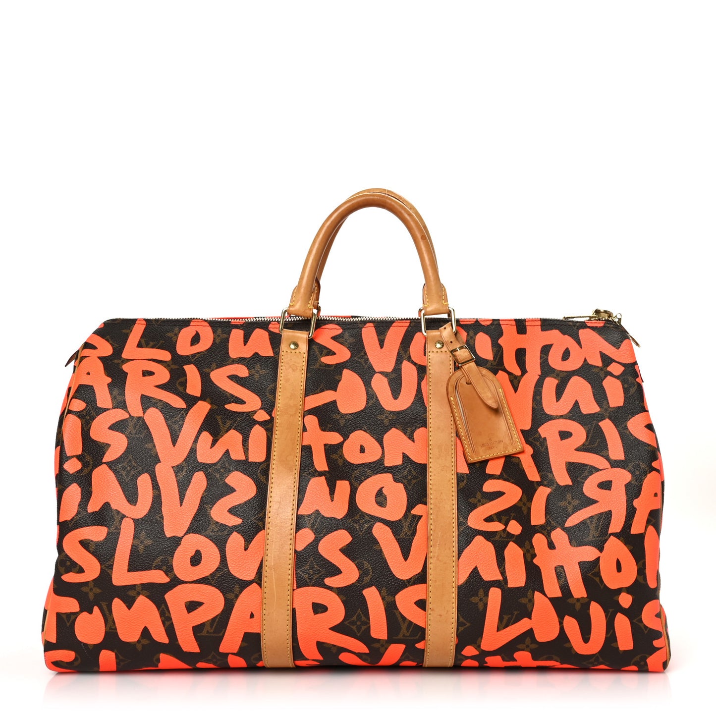 Monogram Graffiti Keepall 50 Orange