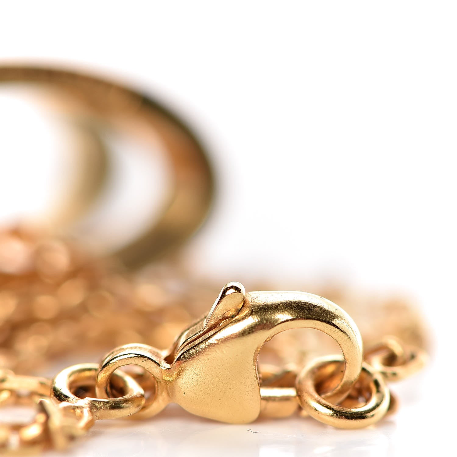 Hermes Lacquered Gold Pop H Pendant Necklace Black 5 of 6