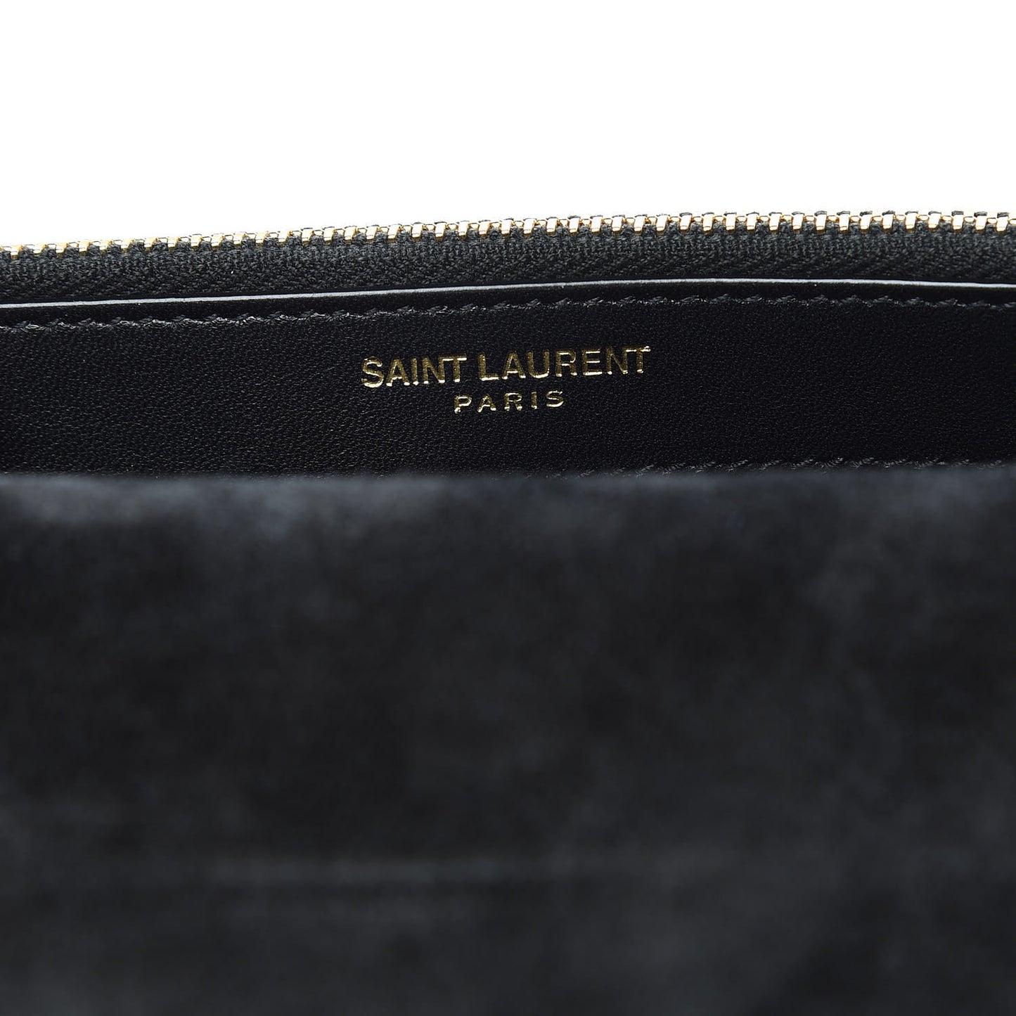 Laminated Calfskin Classic Monogram Kate Tassel Chain Wallet Green