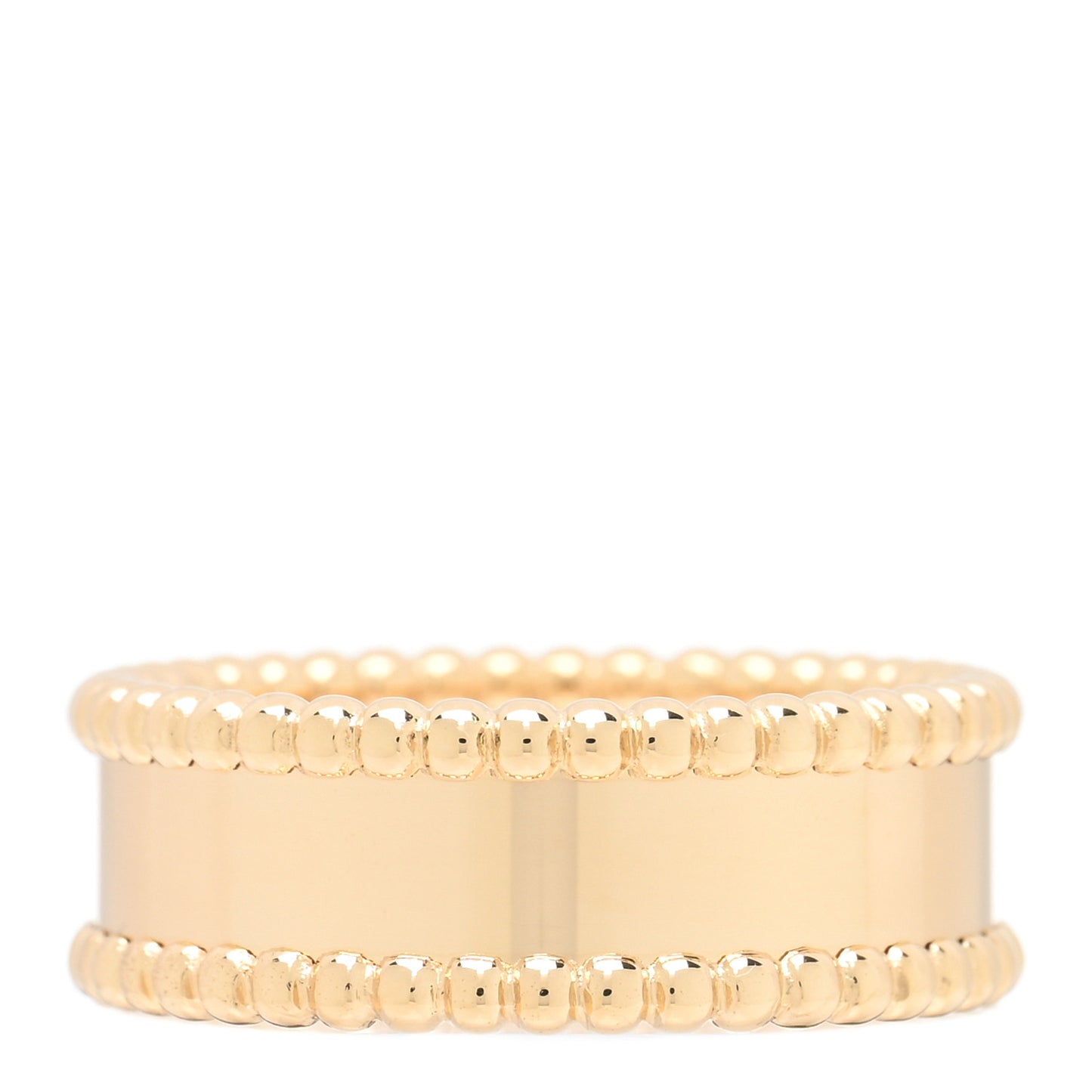 18K Yellow Gold Perlee Signature Ring 59 8.75