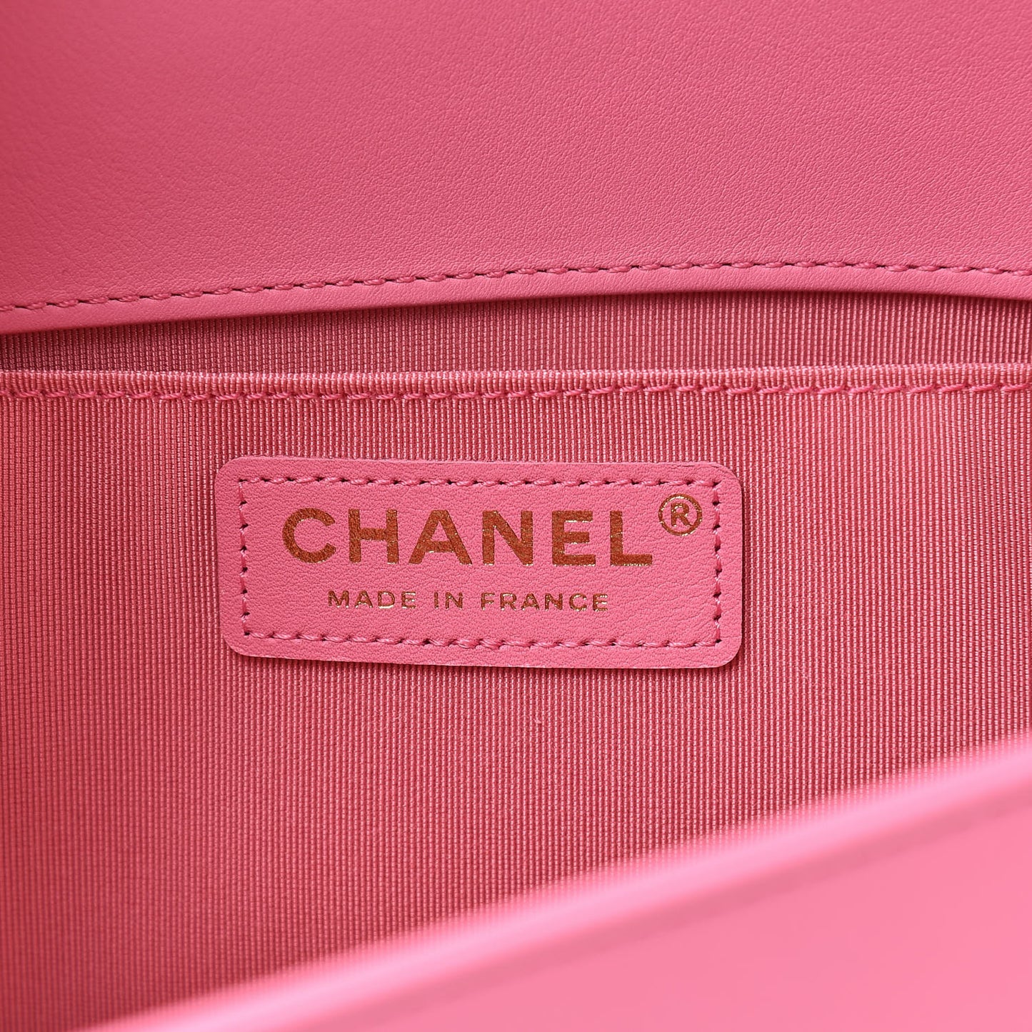 Calfskin Quilted Medium Boy Flap Pink