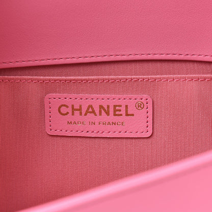 Chanel Calfskin Quilted Medium Boy Flap Pink 6 of 13