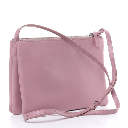 Celine Goatskin Large Trio Crossbody Bag Antique Rose 3 of 11