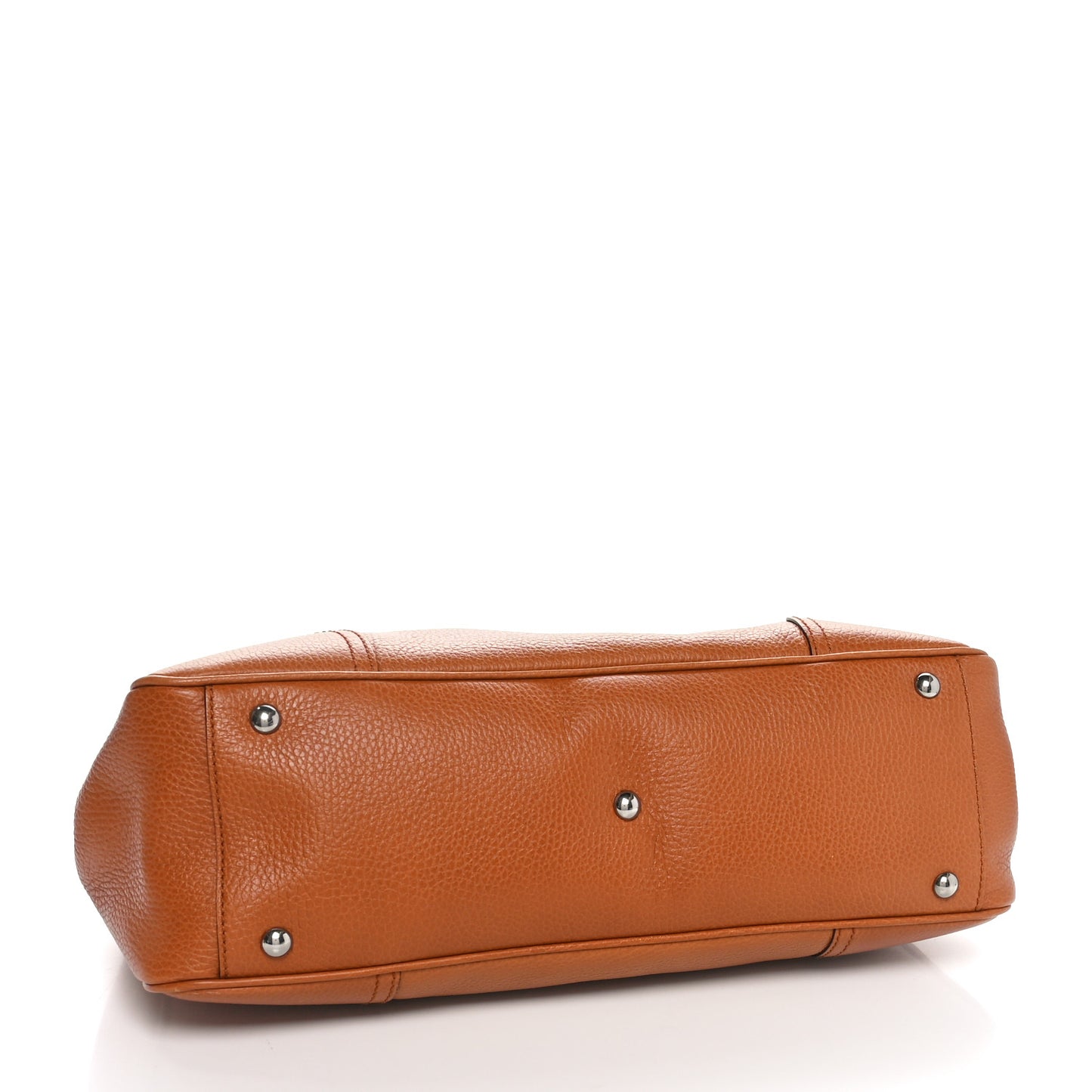 Calfskin Medium Princy Tote Cognac