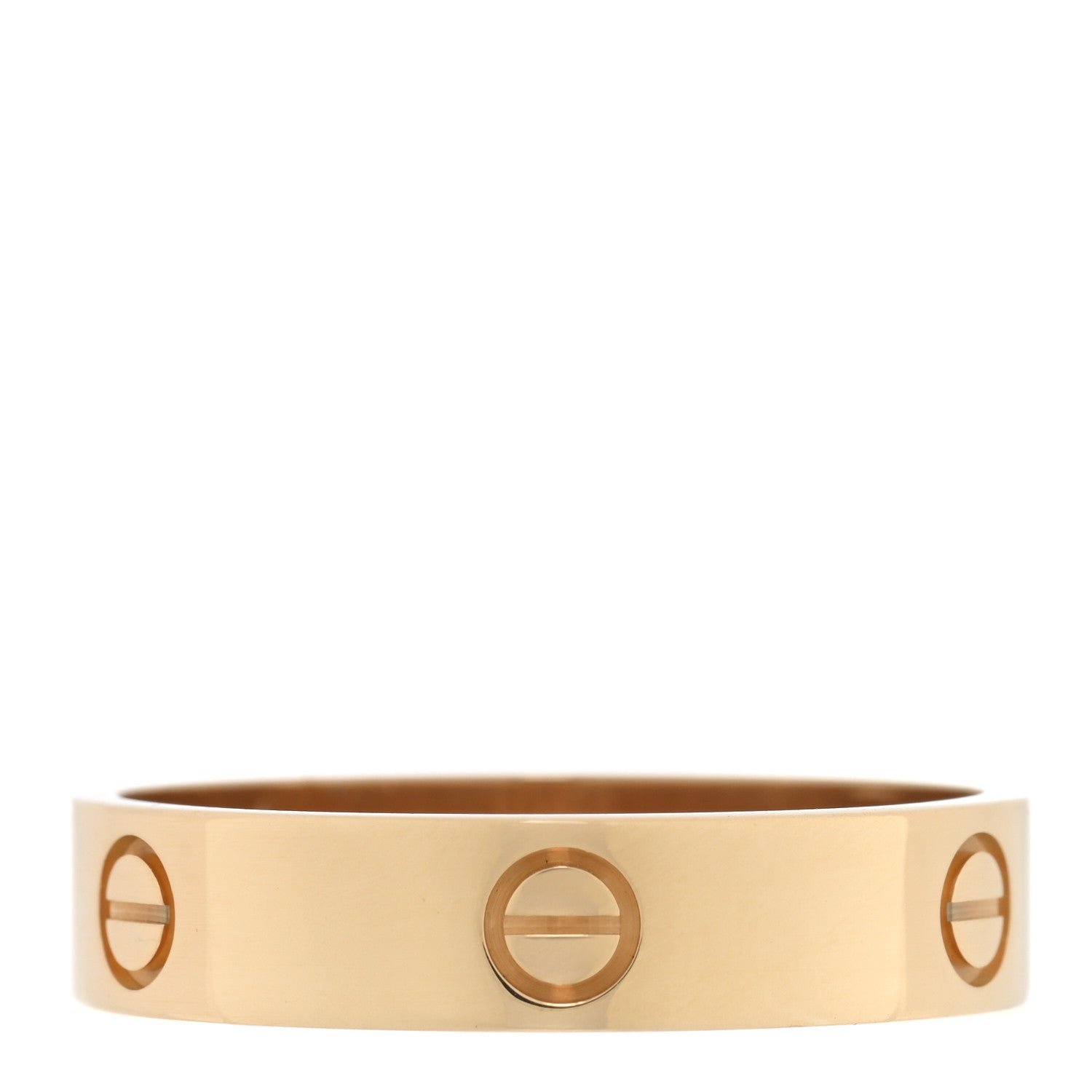 Cartier 18K Yellow Gold 5.5mm LOVE Band Ring 71 13.25 3 of 4