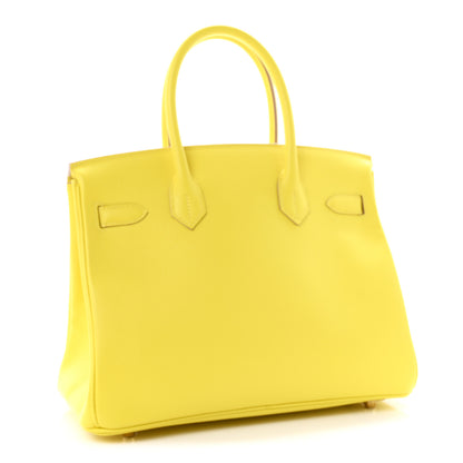 Hermes Epsom Birkin 30 Lime 4 of 21