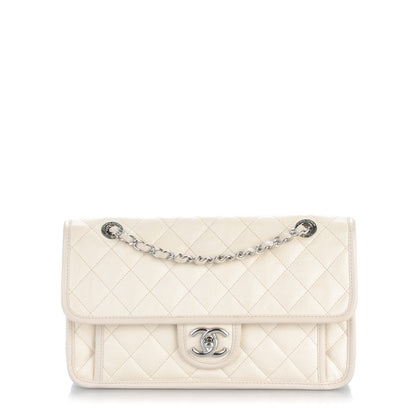 Chanel Caviar Quilted Medium French Riviera Flap White 1 of 7