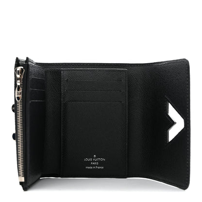 Louis Vuitton Epi Twist Compact Wallet Black 5 of 8