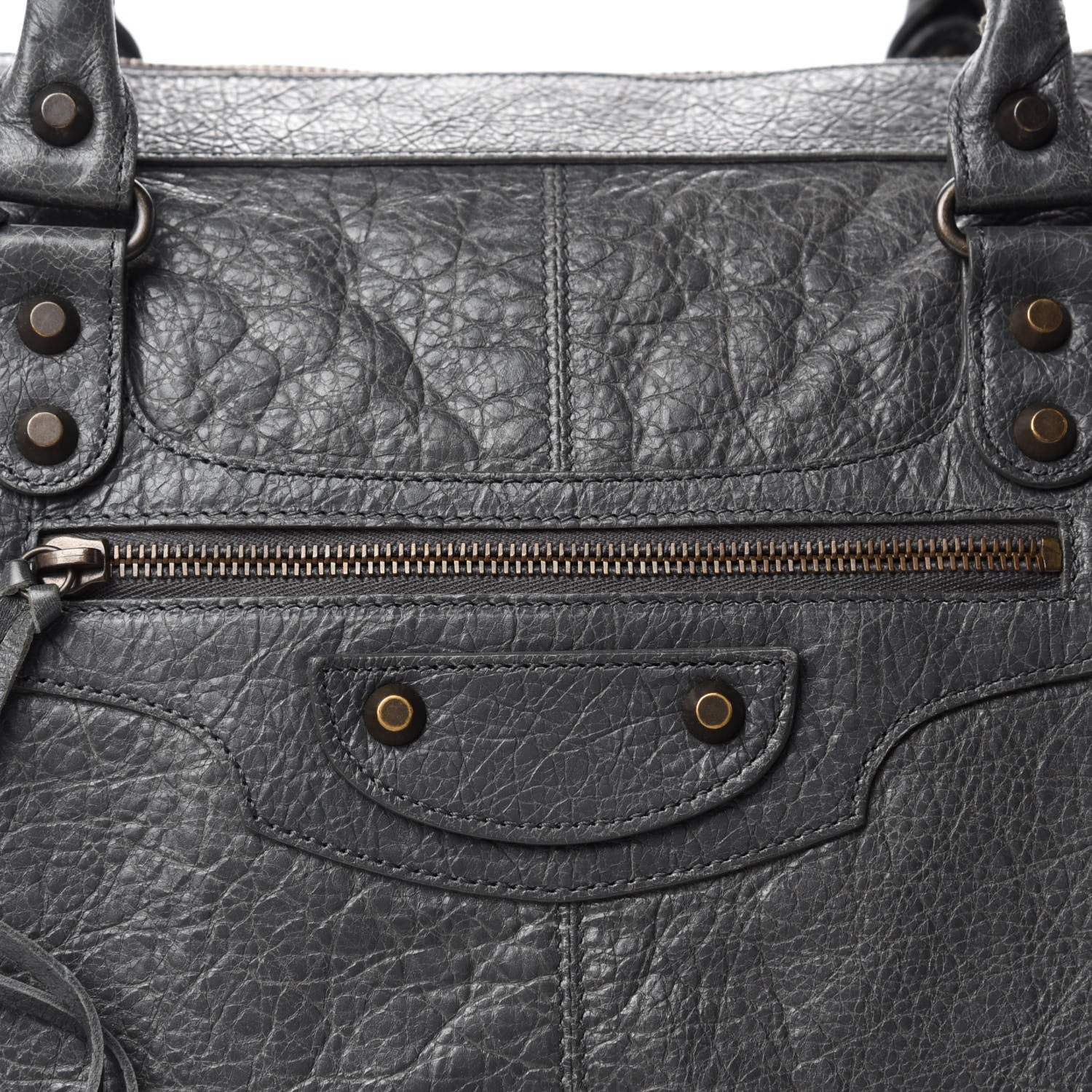 Balenciaga Agneau Classic Hardware Work Gris Tarmac 16 of 16