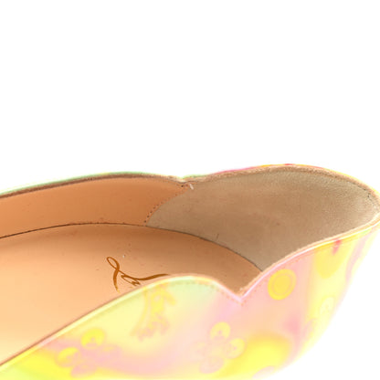 Christian Louboutin Patent Discolaser Hot Chick 100 Pumps 37 California 9 of 9