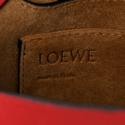 Loewe Grained Calfskin Small Gate Crossbody Bag Scarlet Burnt Red 5 of 10