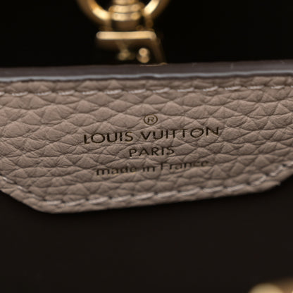 Louis Vuitton Taurillon Capucines BB Galet 7 of 11