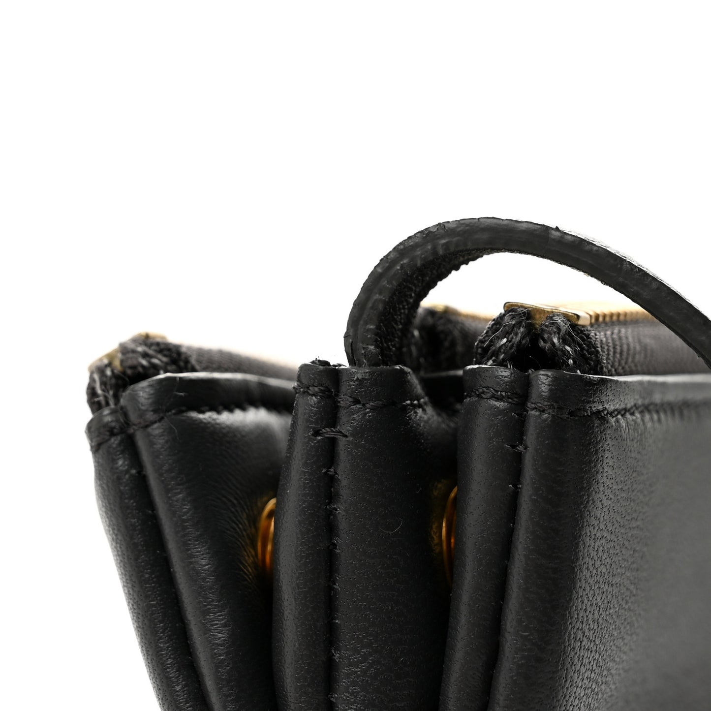 Lambskin Large Trio Crossbody Bag Grey