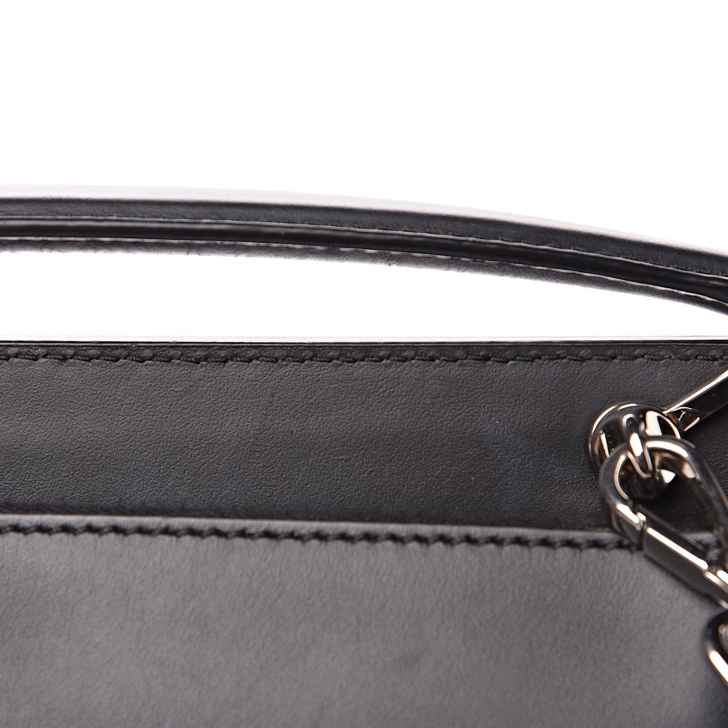 Vitello Baltico Dolce Shiny Nappa Lace Up DotCom Satchel Black Blue