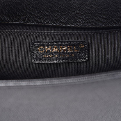 Chanel Caviar Quilted Medium Boy Flap Black 5 of 10