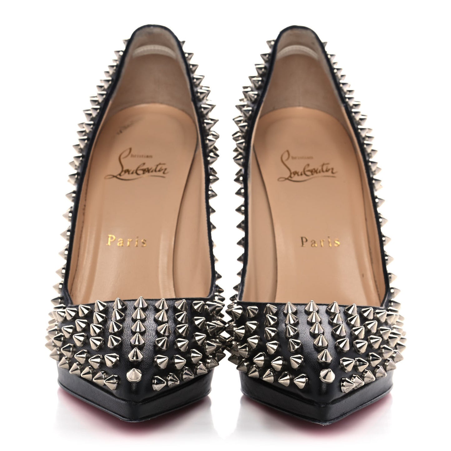 Nappa Pigalle Plato Spikes 120 Pumps 37.5 Black