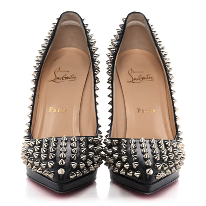 Christian Louboutin Nappa Pigalle Plato Spikes 120 Pumps 37.5 Black 2 of 10