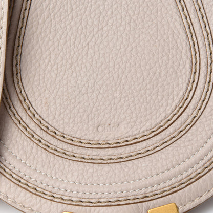 Chloe Calfskin Mini Marcie Round Crossbody Bag Abstract White 11 of 11