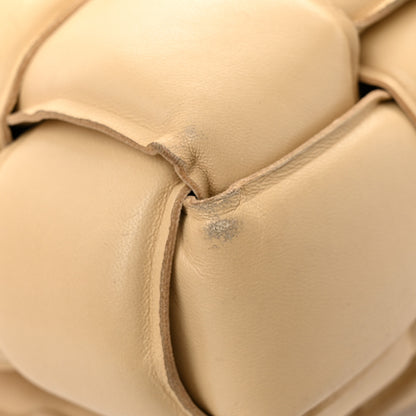 Bottega Veneta Lambskin Maxi Intreccio Padded Chain Cassette Crossbody Bag Porridge 12 of 12