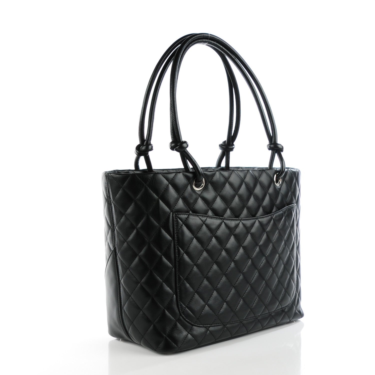 Chanel Calfskin Quilted Large Cambon Tote Black 3 of 8