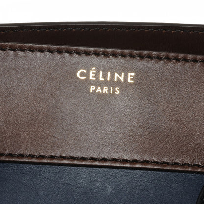 Celine Smooth Calfskin Mini Tri-Color Luggage Navy 6 of 8