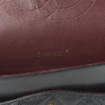 Chanel Caviar Quilted Maxi Double Flap Black 9 of 21