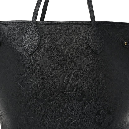 Louis Vuitton Empreinte Monogram Giant Neverfull MM Black 8 of 10