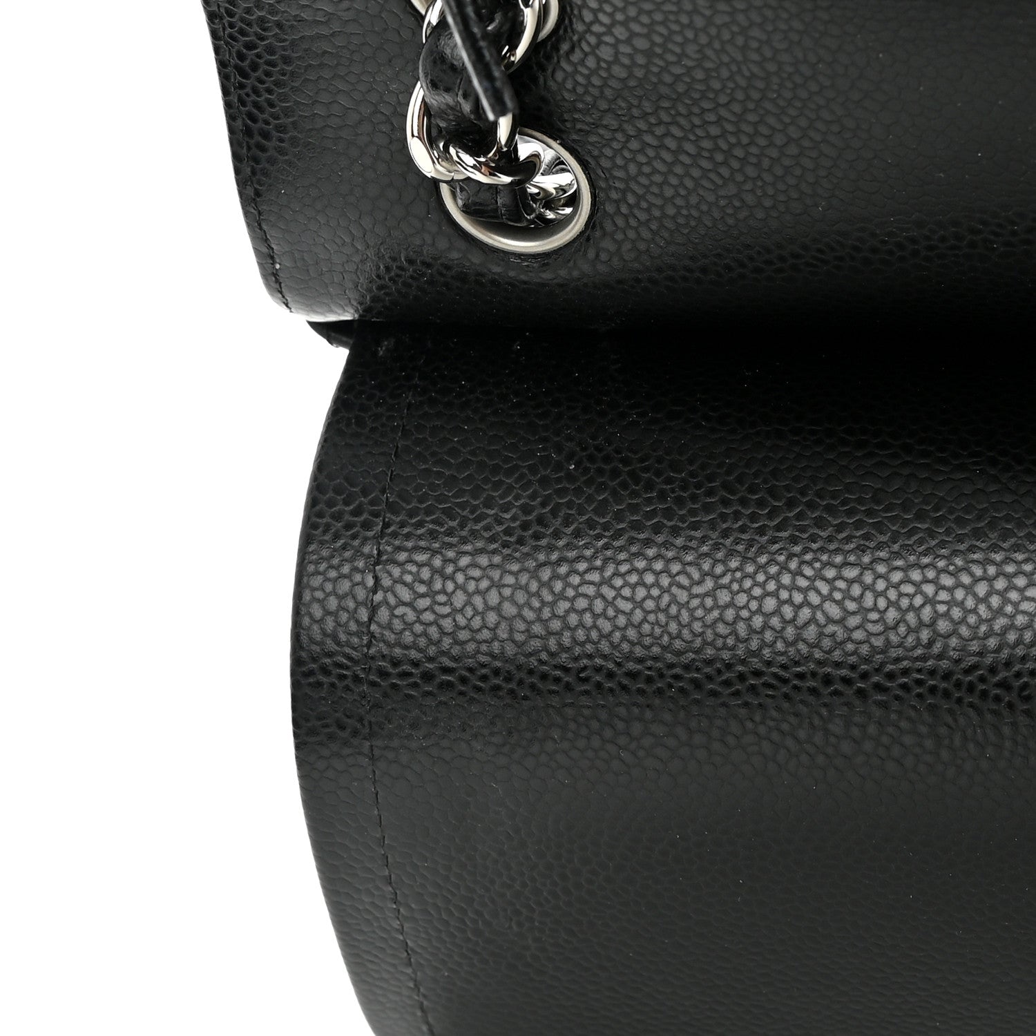 Chanel Caviar Quilted Jumbo Double Flap Black 11 of 16