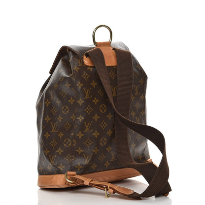 Louis Vuitton Monogram Montsouris GM Backpack 3 of 11