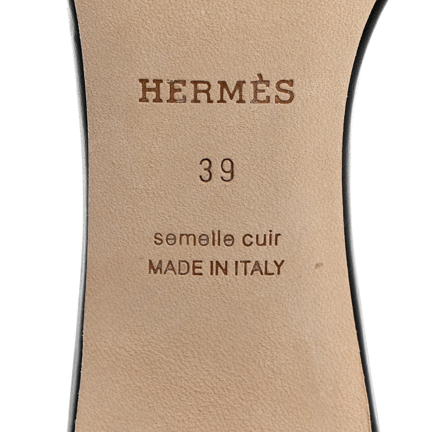 Calfskin Oasis Sandals 39 Black