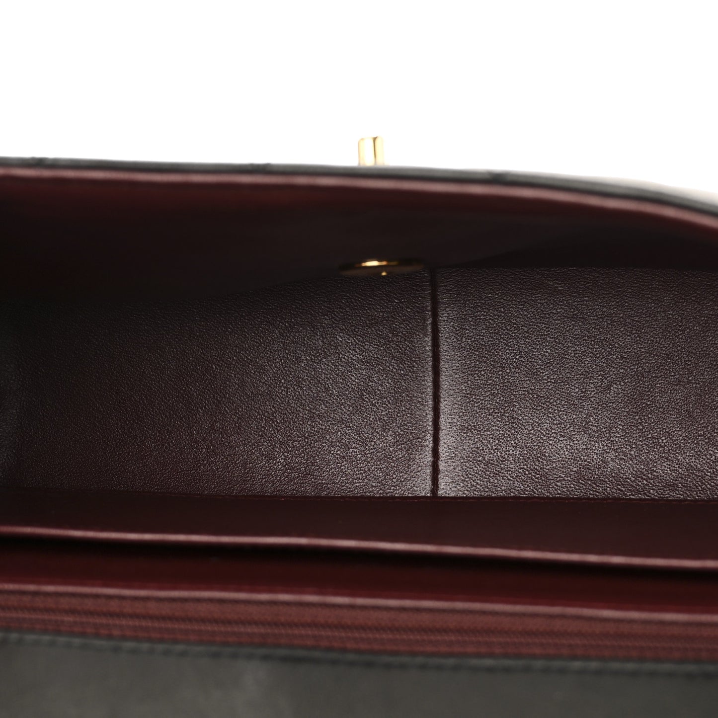 Lambskin Quilted Medium Single Flap Black