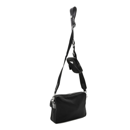 Prada Re-Nylon Saffiano Shoulder Bag Black 3 of 10