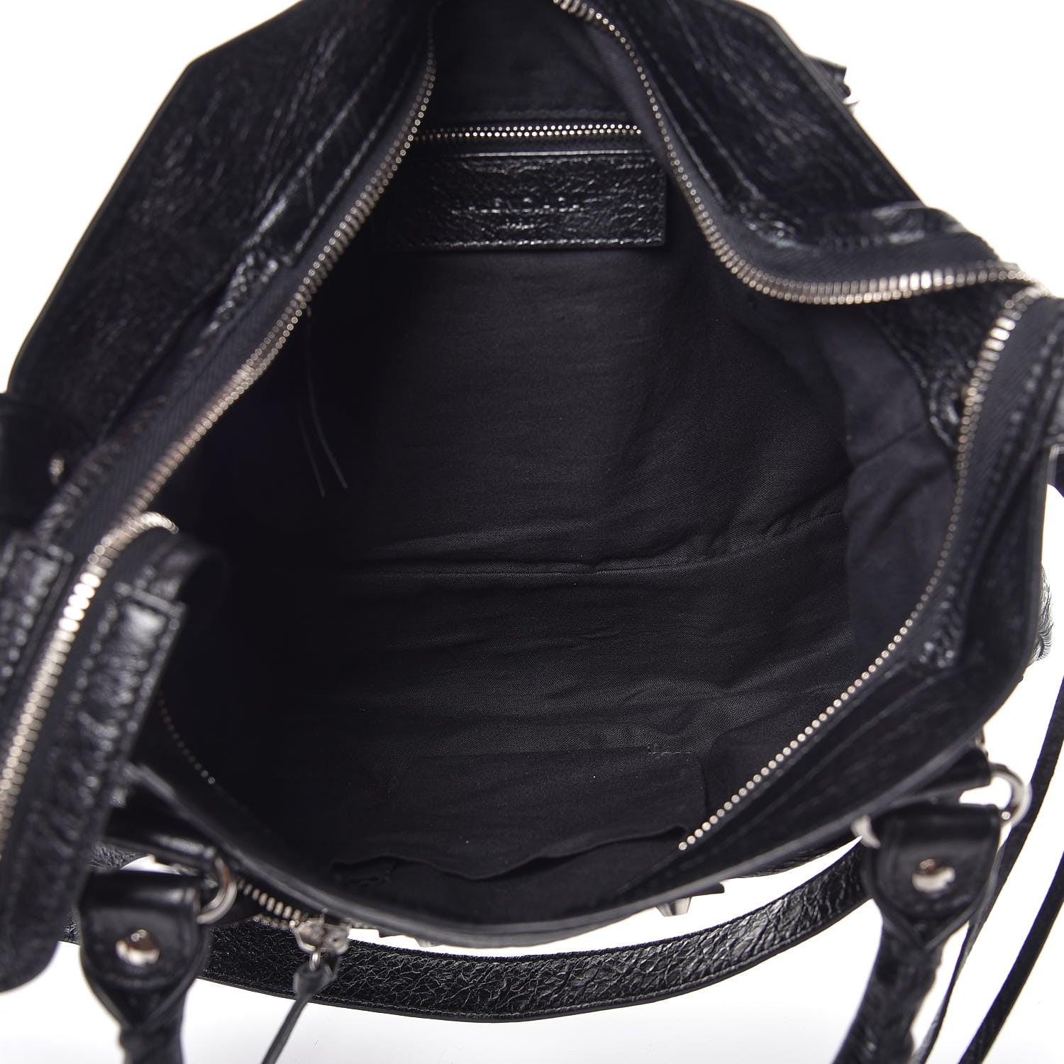 Balenciaga Agneau Classic Silver Hardware Town Black 8 of 8
