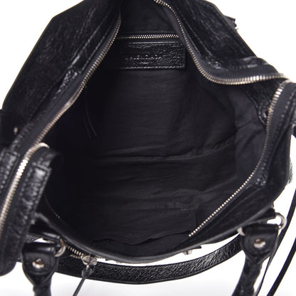 Balenciaga Agneau Classic Silver Hardware Town Black 8 of 8