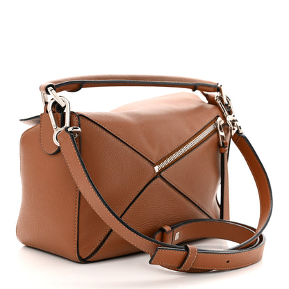 Loewe Calfskin Small Puzzle Bag Tan 3 of 12