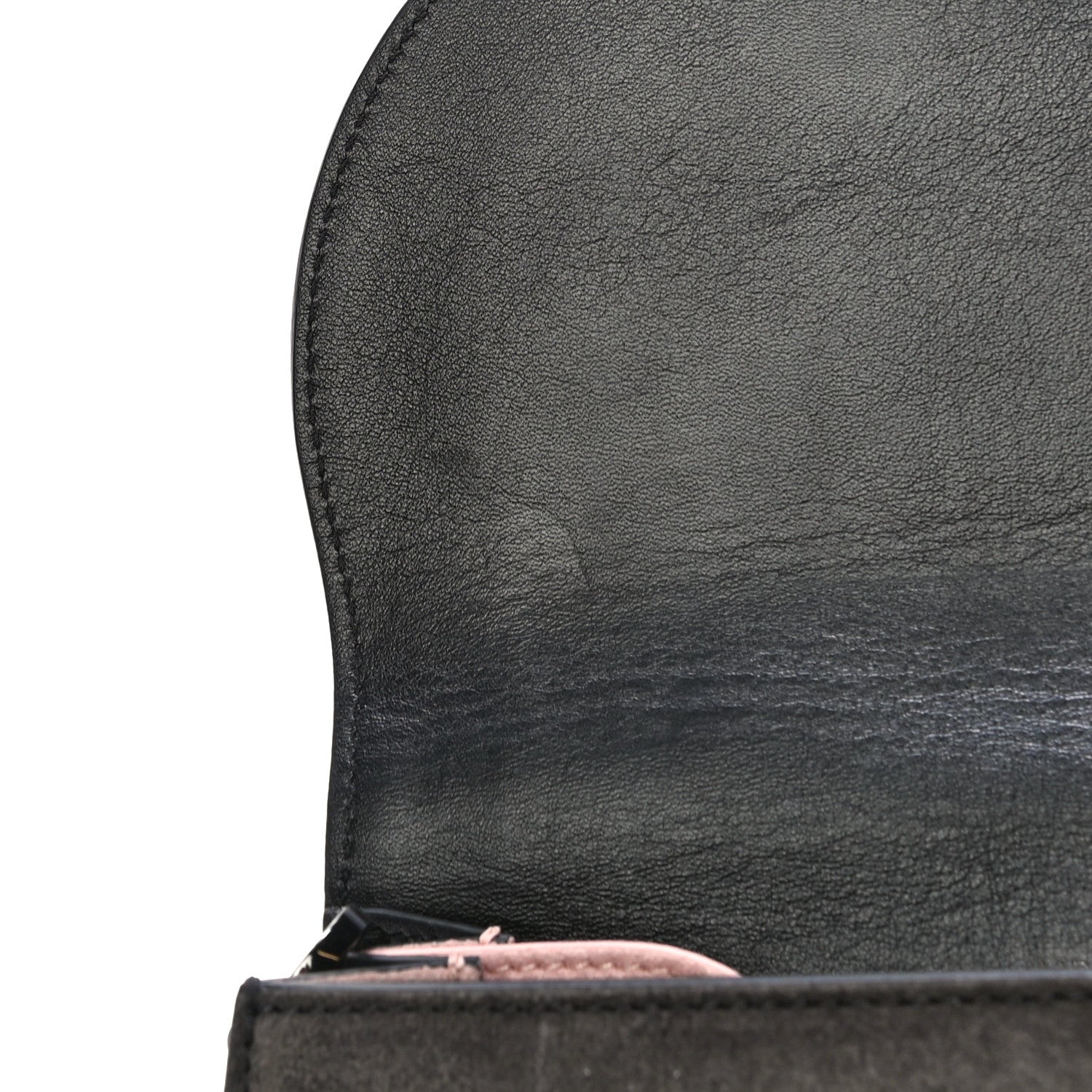 MCM Suede Calfskin Trisha Small Shoulder Bag Black 13 of 16