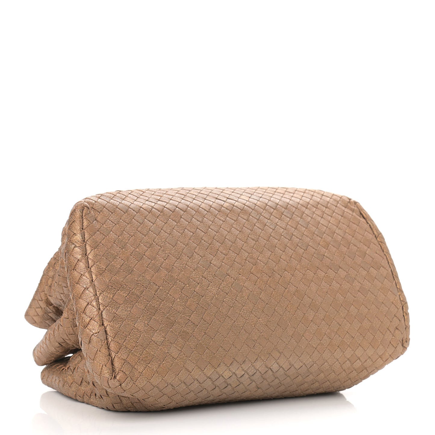 Chevre Intrecciato Medium Roma Tote Ottone