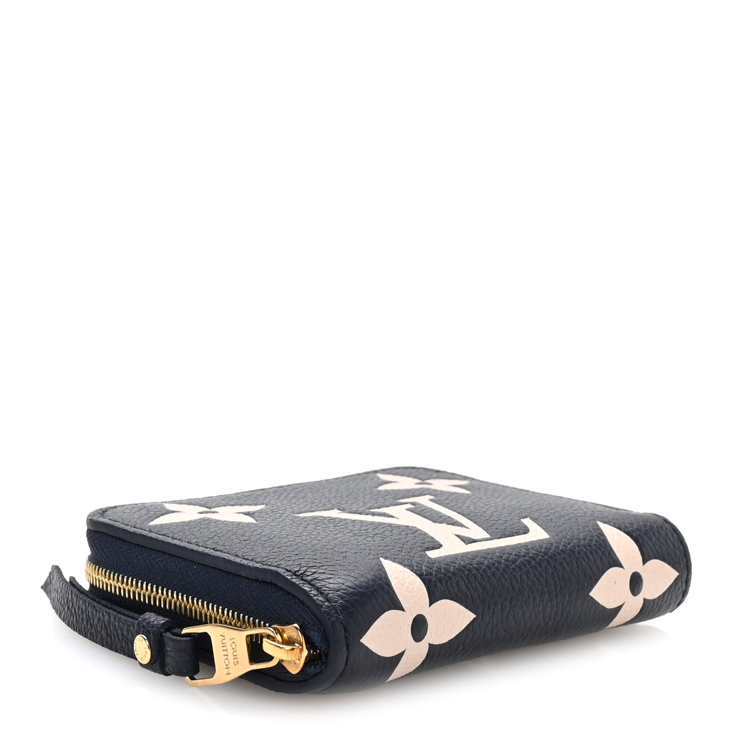 Empreinte Monogram Giant Zippy Coin Purse Navy Creme