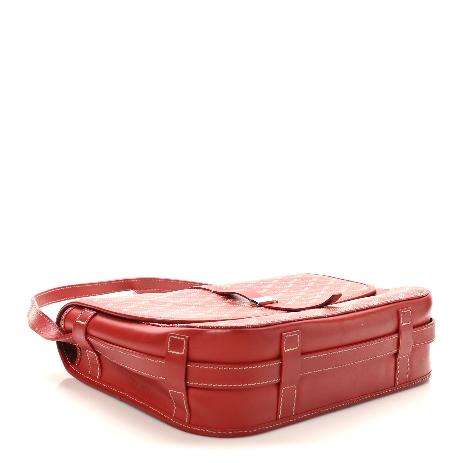 Goyard Goyardine Belvedere II MM Messenger Bag Red 4 of 9