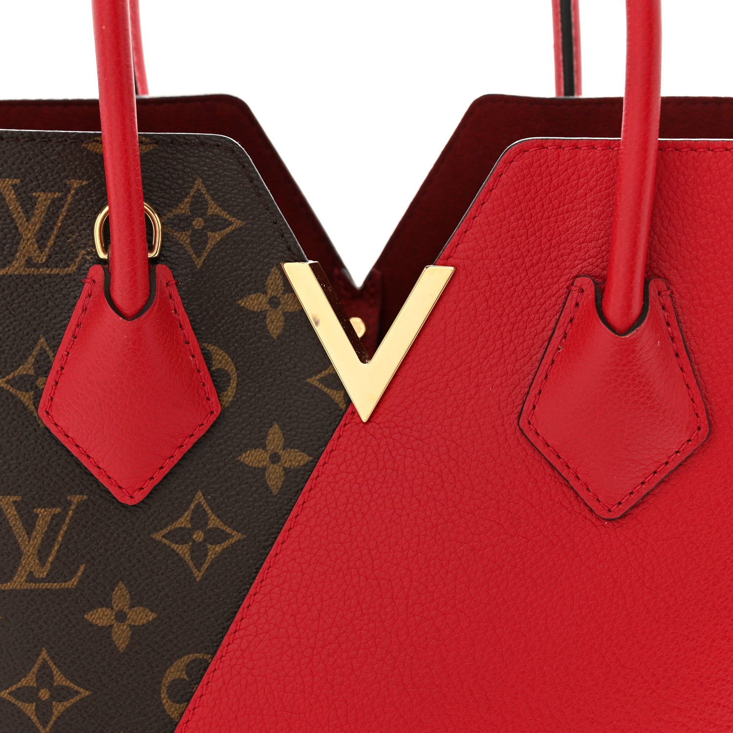 Louis Vuitton LOUIS VUITTON Calfskin Monogram Kimono Tote PM Cherry 9 of 14