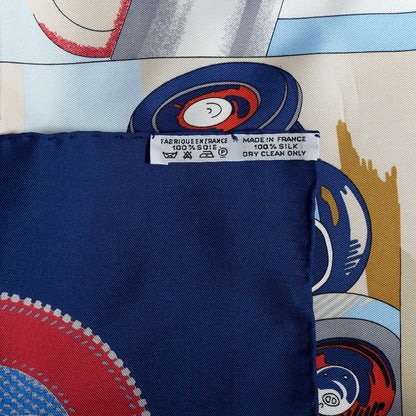 Hermes Silk L'Elegance et le Confort en Automobile Scarf 90 5 of 6
