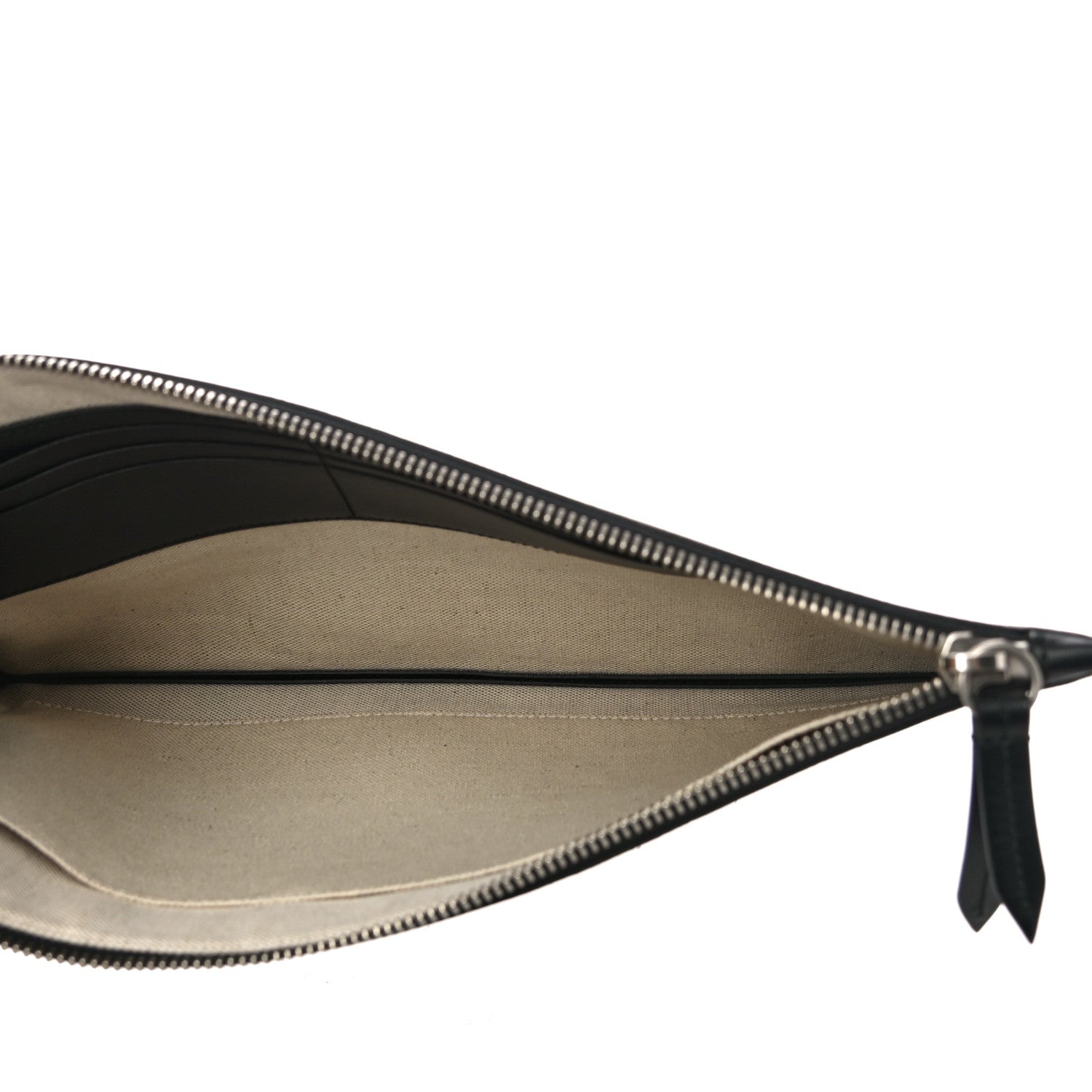 Gucci GG Supreme Monogram Blind For Love Wristlet Pouch Black 5 of 10