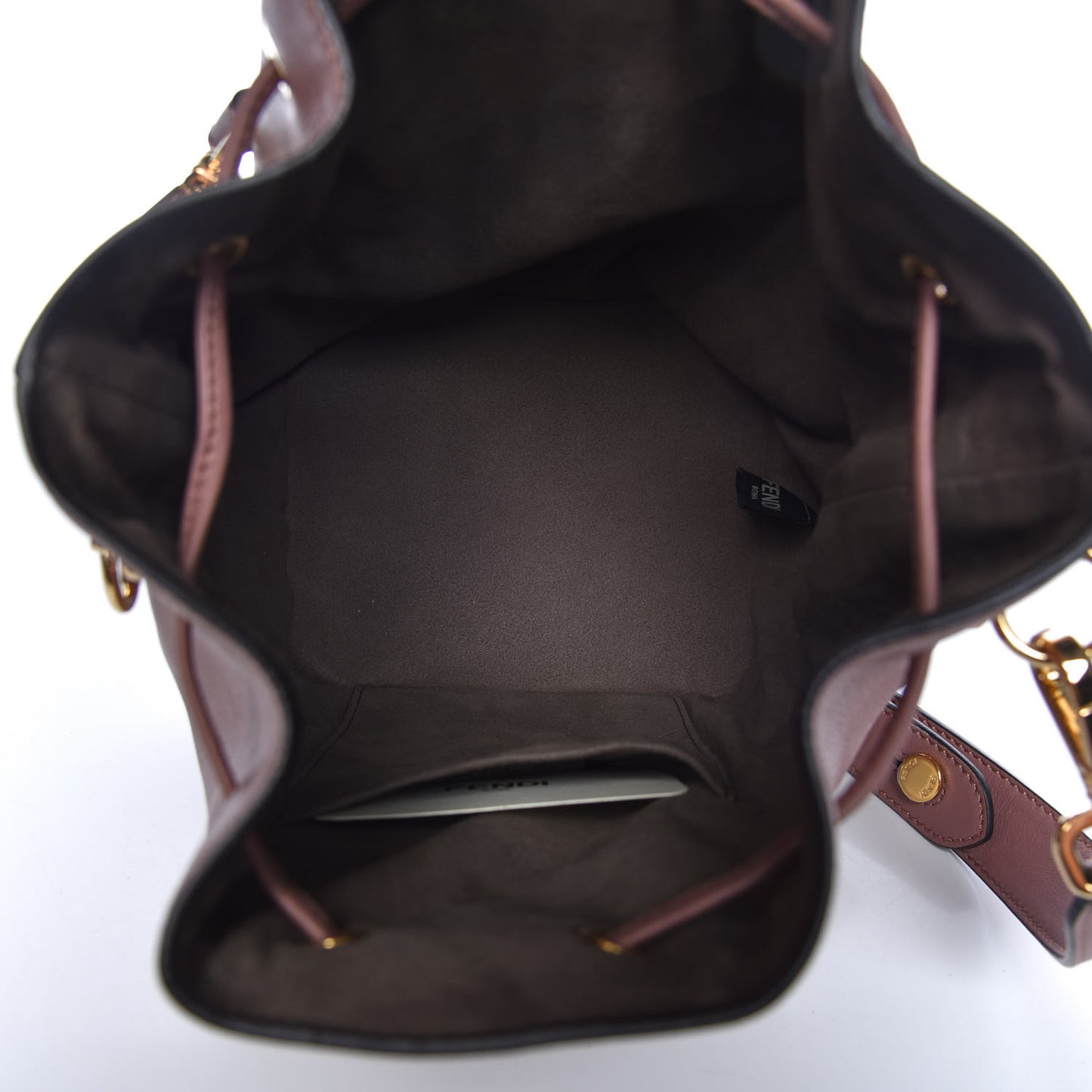 Vitello Grace Matte F is Fendi Grande Mon Tresor Bucket Bag English Rose