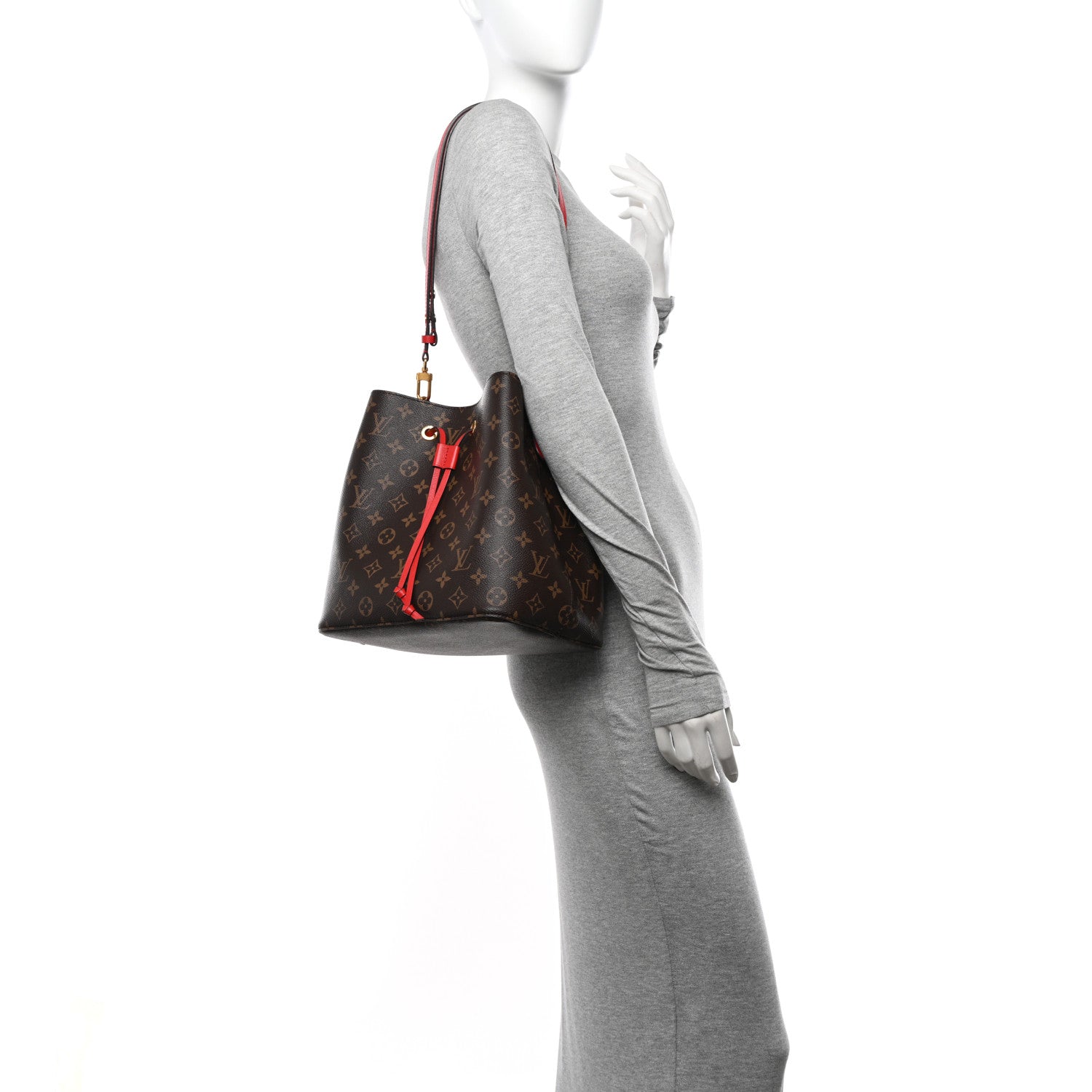 Louis Vuitton Monogram Neonoe MM Coquelicot 2 of 10