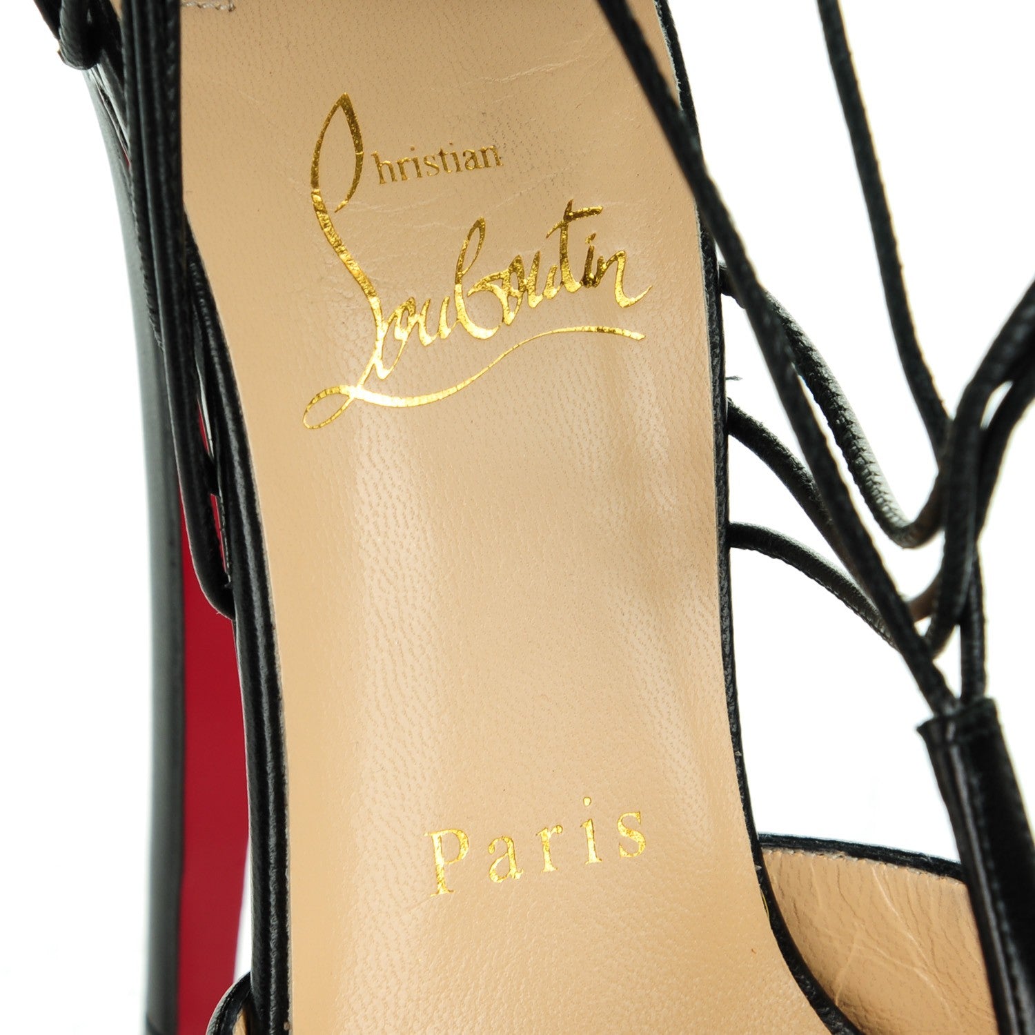 Christian Louboutin Kid Confusalta 150 Sandals 37 Black 6 of 10
