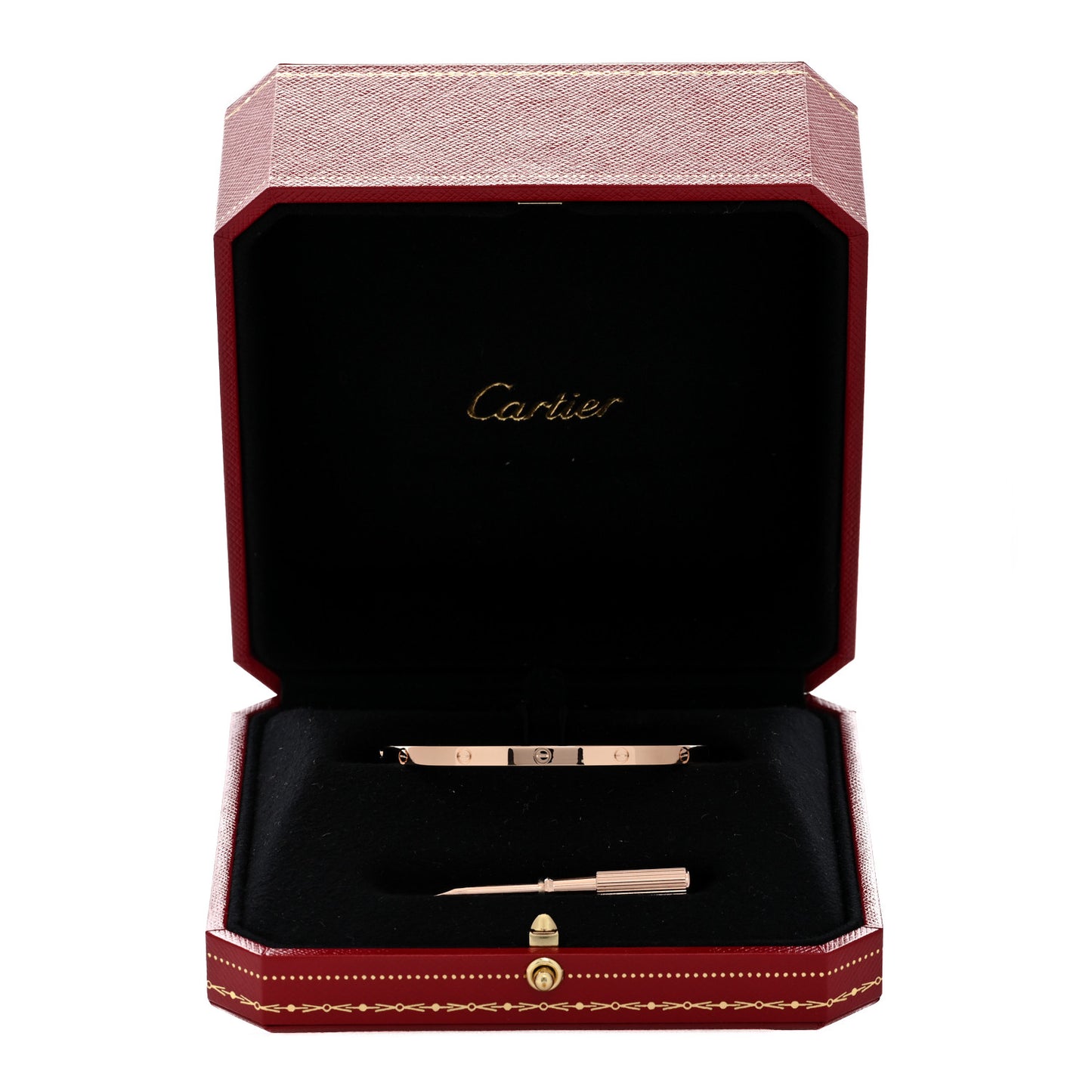 18K Pink Gold Small LOVE Bracelet 17